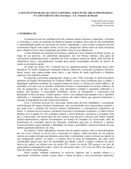 A GEST&Atilde;O INTEGRADA DA ZONA COSTEIRA ATRAV&Eacute;S DE