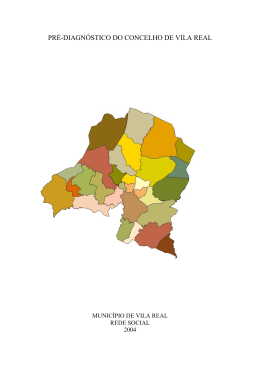 PR&Eacute;-DIAGN&Oacute;STICO DO CONCELHO DE VILA REAL