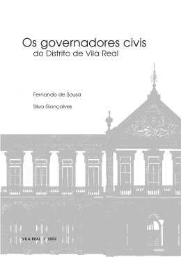 Os governadores civis do Distrito de Vila Real