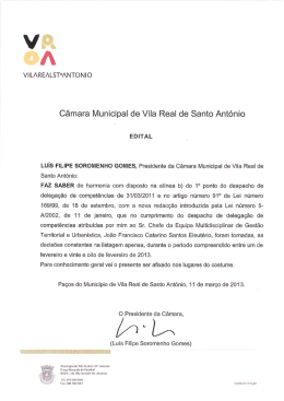 `Câmara Municipal de Vila Real de Santo António