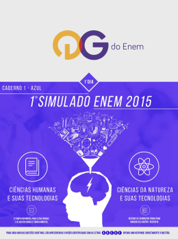 Simulado Caderno Azul