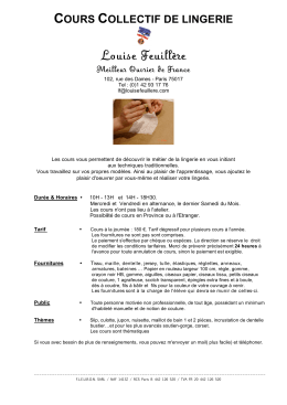 cours collectif - Louise Feuill&egrave;re