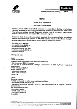 cEnTioÃo oPEnAçÃo DE LOTEAMENTO