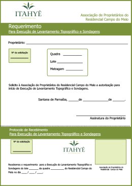 Formul&aacute;rios e autoriza&ccedil;&otilde;es diversas