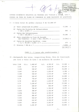 I - A área total do prédio rústico é de 62.000 M2