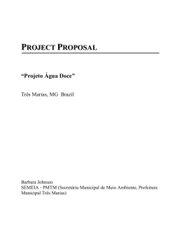 Projeto &Aacute;gua Doce