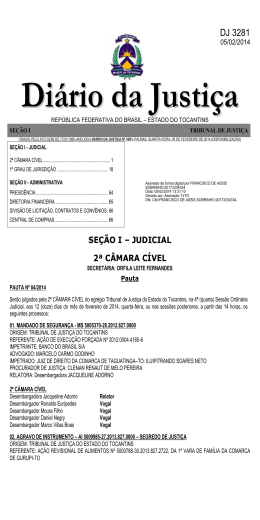 DJ 3281 - Tribunal de Justiça do Estado do Tocantins