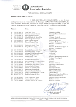 Edital 13/2013 - Jubilados