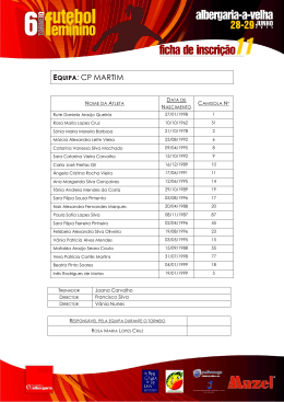 EQUIPA: CP MARTIM - Portal Futebol Feminino em Portugal