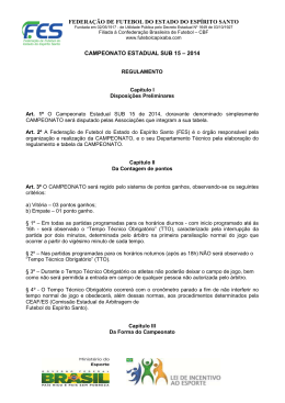 federa&ccedil;&atilde;o de futebol do estado do esp&iacute;rito santo campeonato