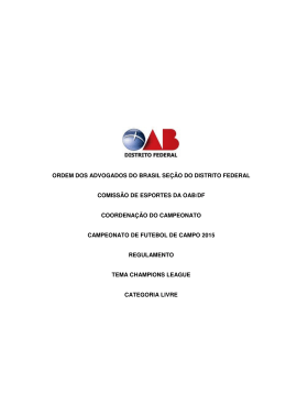 ordem dos advogados do brasil seção do distrito federal