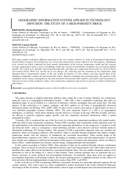 geographic information system applied in technology diffusion