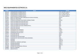 WEG Equipamentos El&eacute;tricos S.A.