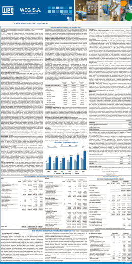 WEG S.A. - Valor Econ&ocirc;mico