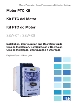 Motor PTC Kit Kit PTC del Motor Kit PTC do Motor SSW-07 / SSW-08