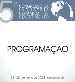 PROGRAMA&Ccedil;&Atilde;O - DIA 18/06 (Ter&ccedil;a-Feira)