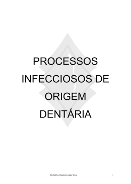processos infecciosos de origem dentária