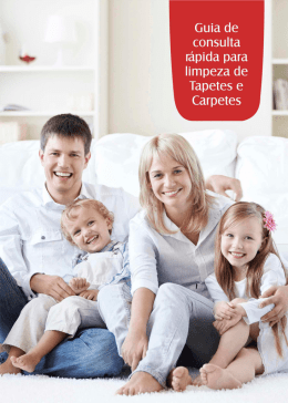 Manual de limpeza e conservação de tapetes e carpetes.