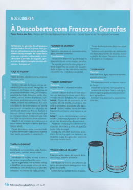 A Descoberta com Frascos e Garrafas