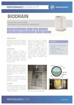BIODRAIN - Angola Chemicals