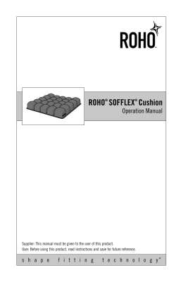 SOFFLEX Cushion Manual 020215.indd