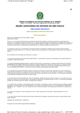 EDITAL n&ordm; 007 - DISPONIBILIZADO EM 06/07/2009