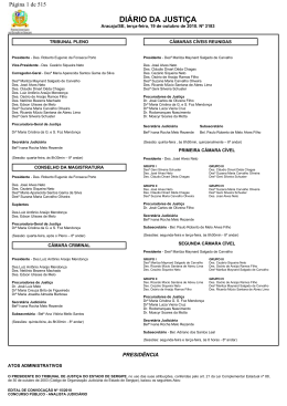 Di&aacute;rio da Justi&ccedil;a de Sergipe - Tribunal de Justi&ccedil;a de Sergipe