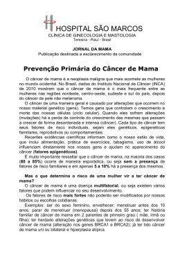 Abril 2011.02 - PREVENÇÃO PRIMÁRIA DO CÂNCER DE MAMA