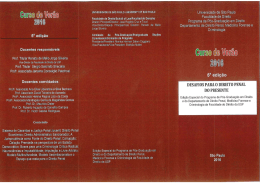 Folder - Faculdade de Direito