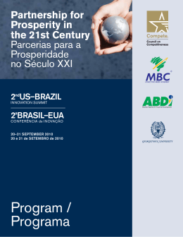 Brazil Innovation Summit - Council on Competitiveness