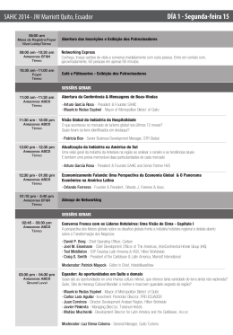 D&Iacute;A 1 - Segunda-feira 15