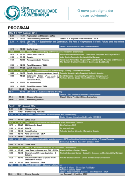 ingl&ecirc;s - F&oacute;rum de Sustentabilidade e Governan&ccedil;a