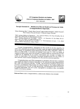 Energia Sustentavel - Biodiesel de Oleo de Dende ernPresen