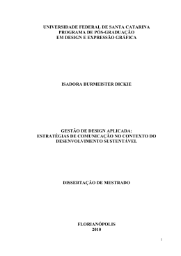 Gest&atilde;o de design aplicada: estrat&eacute;gias de comunica&ccedil;&atilde;o no contexto