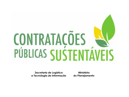 Apresenta&ccedil;&atilde;o do PowerPoint - Programa Cidades Sustent&aacute;veis