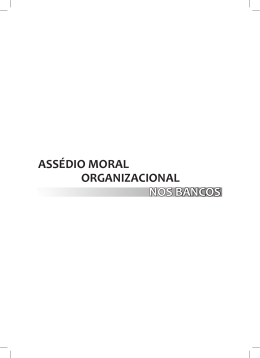 ASSÉDIO MORAL ORGANIZACIONAL NOS BANCOS