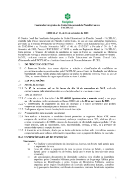 Edital Medicina Faciplac 1_2016