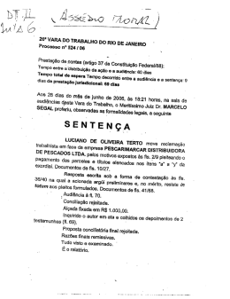 26a` VARA DO TRABALHO DO RIO DE JANEIRO