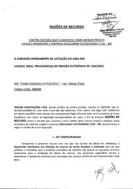 pregao eletronico - 024-2013- manuten&ccedil;&atilde;o subesta&ccedil;&atilde;o - Crea