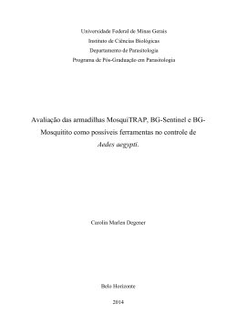 Baixar - Programa de Pós-Graduação em Parasitologia