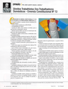 Direitos trabalhistas dos trabalhadores domésticos