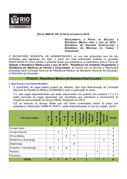 EDITAL Rio de Janeiro 2015 Prefeitura Municipal