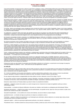 REVISTA &Acirc;MBITO JUR&Iacute;DICO &reg; A efic&aacute;cia da Lei 8.666/93 Como