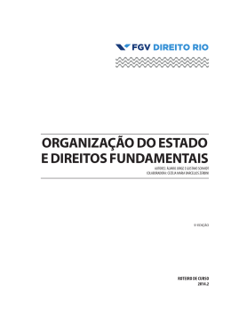 organização do estado e direitos fundamentais