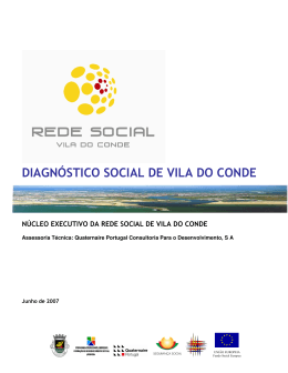 DIAGNÓSTICO SOCIAL DE VILA DO CONDE