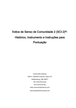Sense of Community Index 2 (SCI-2):