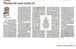 Razões de uma razão (I)