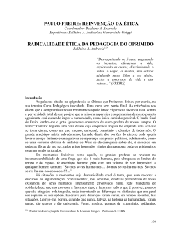 Radicalidade etica