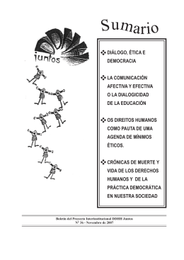 di&aacute;logo, &eacute;tica e democracia la comunicaci&oacute;n afectiva