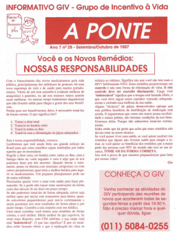 A PONTE - GIV - Grupo de Incentivo à Vida